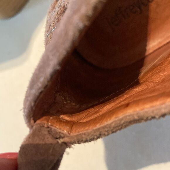 JEFFREY CAMPBELL Taggart Cutout Suede Leather Bootie Women's size 8.5 - Picture 6 of 11